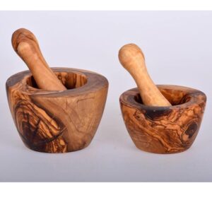 Flat Mortar and Pestle